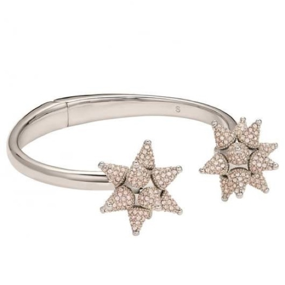 Atelier Swarovski Kalix Star Cuff in Silver.